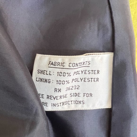 VINTAGE J. GALLERY TRENCH COAT NEW - Picture 10 of 11